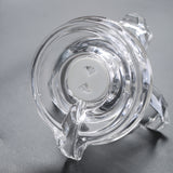 Glass palace lamp tea set tea cup set semi-automatic glass tea set Kung fu tea set net red glass tea cup
