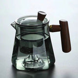 Thickened Pyrex teapot Smoky grey teapot Electric clay oven home cooking teapot tea separation tea tea kettle