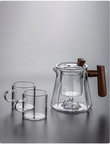 Thickened Pyrex teapot Smoky grey teapot Electric clay oven home cooking teapot tea separation tea tea kettle
