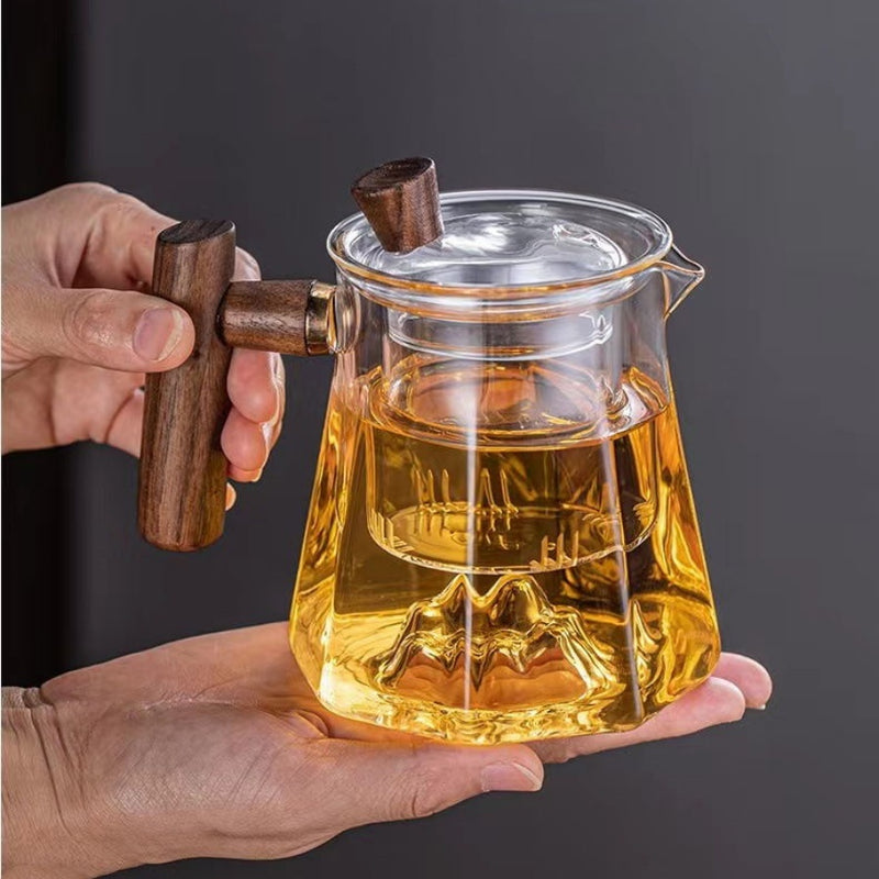 Thickened Pyrex teapot Smoky grey teapot Electric clay oven home cooking teapot tea separation tea tea kettle