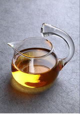 Lotus Glass Kung Fu Teapot Clear Tea Set