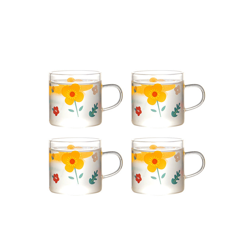 Sunflower Glass Cold Kettle Set