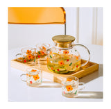 Sunflower Glass Cold Kettle Set