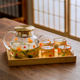 Sunflower Glass Cold Kettle Set