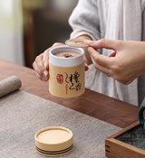 Chinese Kungfu Tea Pot Set with incense burner and Dahongpao Tea