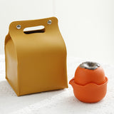 Persimmon Ceramic Teapots Gaiwan Set with Teacup