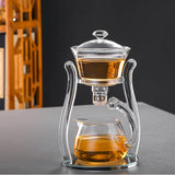 RORA Glass Automatic Lazy Tea Set Magnetic Kungfu Teapot