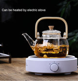 RORA Glass Tea Kettle Stovetop Safe With Removable Infuser (900ML）