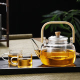 RORA Glass Tea Kettle Stovetop Safe With Removable Infuser (900ML）