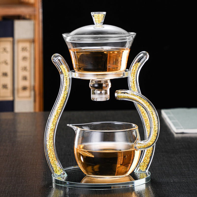 RORA Lazy Kungfu Glass Tea Set Magnetic Glass Teapot set – RORA TEAPOT