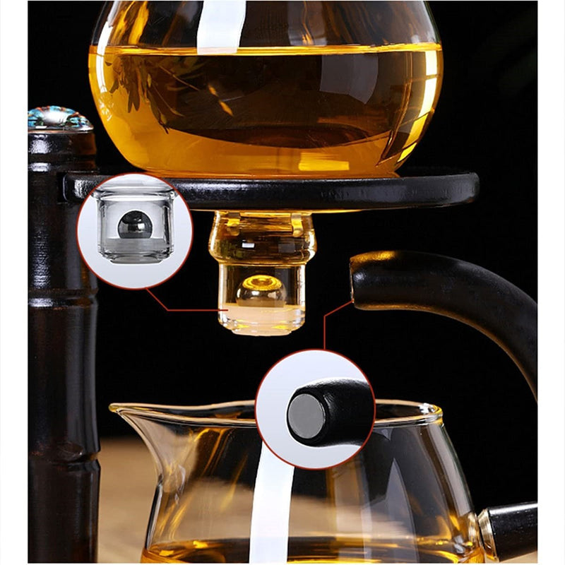 RORA Magnetic Water Diversion Automatic Tea Maker Lazy Teapot Set