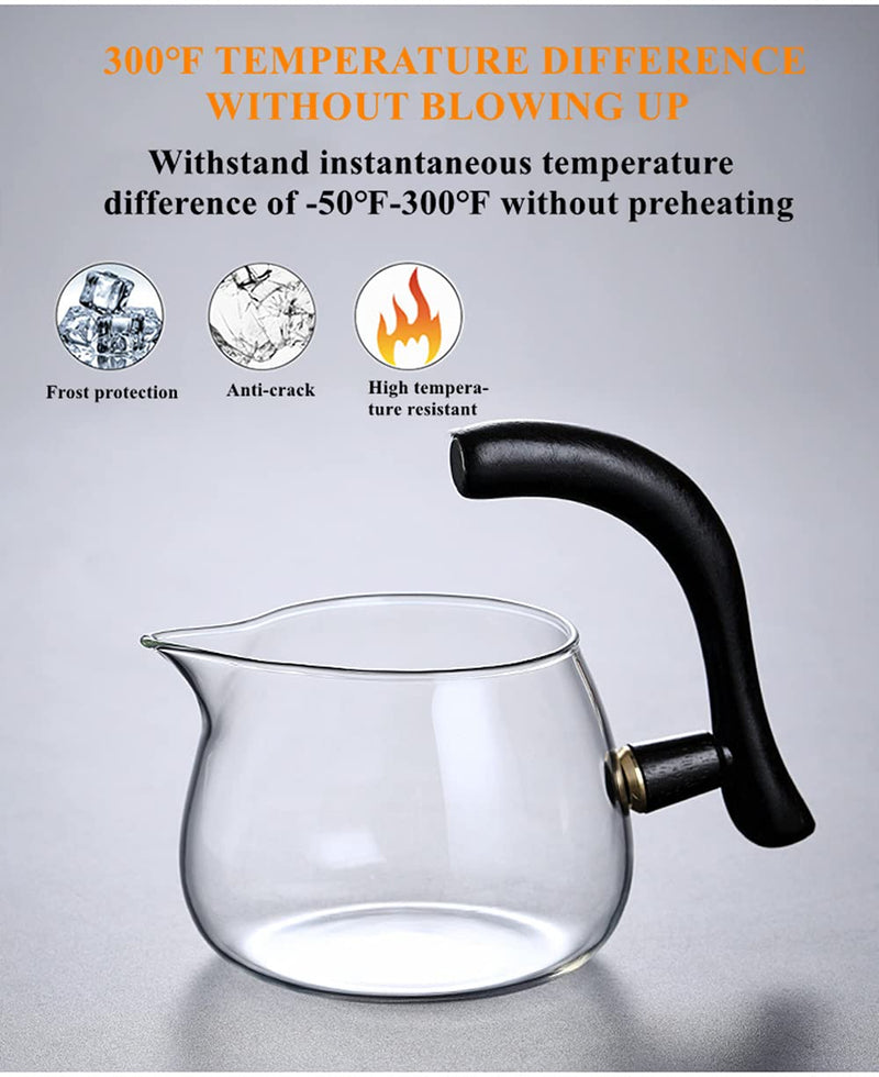 RORA Magnetic Water Diversion Automatic Tea Maker Lazy Teapot Set