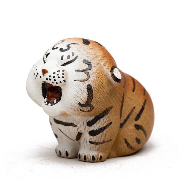 RORA Purple Clay Zisha Cub Tiger Tea Pet